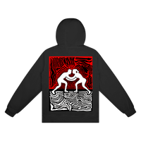 Crew Ranked Hoodie Black-280GSM-100%Cotton