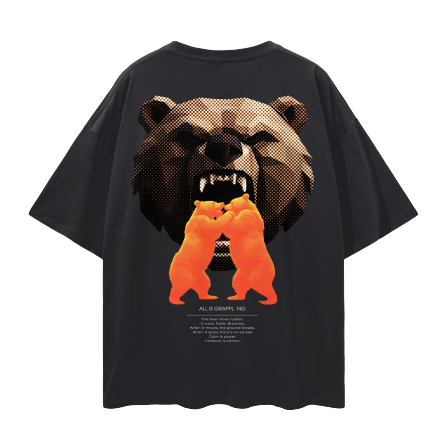 Streetwear Bear Attack Grip&Crxme-190GSM