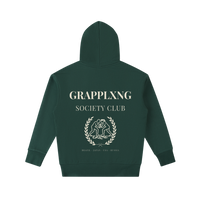 GRAPPLXNG SOCIETY CLUB-530GSM-GREEN-100%COTTON